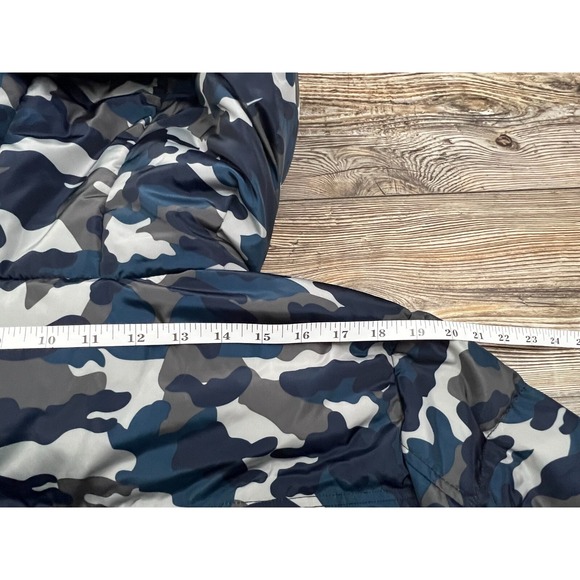 Valuker Womens Jacket Multicolor XXL Camouflage Hoodie Down Full Zip Long - Picture 10 of 13